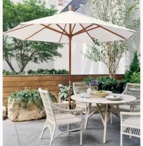 Large Foldable Aluminum Macrame Square Garden Parasol Waterproof Cantilever Sunshade Patio Beach Park Outdoor Furniture Sun
