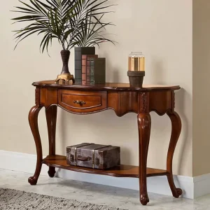Large Modern Wood Floor Lamp with Cork Ornaments