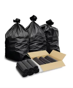 Large PE Garbage Bags 5 8 13 30 39 55 Gallon Bin Liner Heavy Duty Refuse Trash Bags