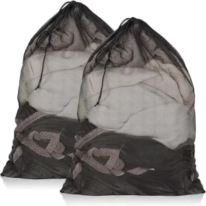 Large Reusable Foldable Travel Hotel Household Wash Machine Drawstring Washing Bags Mesh Laundry Bag