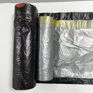 Large Roll 20-30-45-55 Gallons Heat Seal HDPE Full Biodegrade Disposable Trash Garbage Bags Leak Resistance