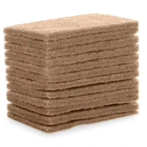 Large Sisal Scrubbing Pads for Dishes, Floors, Bathtubs, Glass, and Pans
