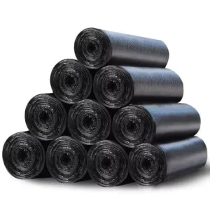 Large Size 64 65 Gallon LDPE Plastic Black Kitchen Living Room Garbage Bag Trash Bag on Roll
