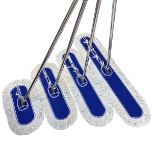 Large Size Hotel Gym Cleaner Stainless Steel Handle Commercial Dust Floor Mop Wet Dry Flat Mop
