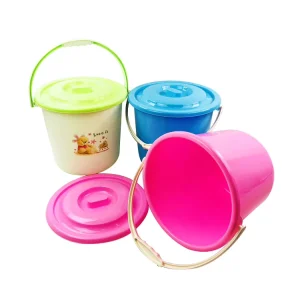 Large Small Hard Colour PP Eco-Friendly 22L Plastic Bucket with Lid