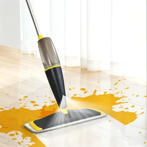 Large Surface Flat Spray Mop Fast Cleaning for Kitchen Bathroom Living Room Hard Ground