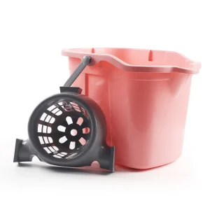 Large Volume Pink Mop Bucket High Grade Environmental Protection Material Durable and Long Lasting