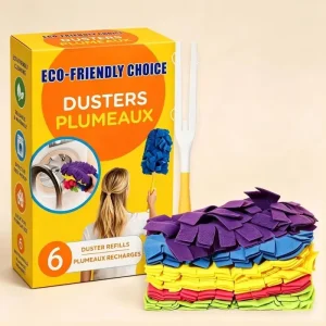 Larger Multisurface Heads 6X Microfiber Cloths Machine Washable Reusable Home Cleaning Products Electrostatic Duster Cloths