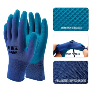 Latex Coated Work Gloves Latex Household Gloves Bulk Pack for General Industrial Use