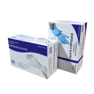 Latex Gloves Packaging Box Recyclable Oversleeve Paper Packaging Boxes for Disposable Gloves