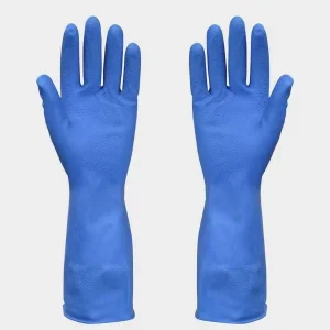 Latex Rubber Gloves Powder Free Waterproof Reusable Eco-Friendly Clean Gloves for Multi-Purpose Use