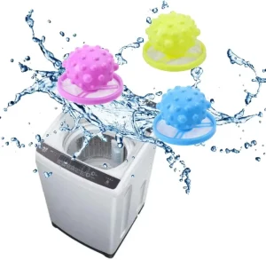 Laundry Ball Pet Fur Lint Hair Catcher Household Reusable Washing Machine Floating Lint Mesh Bag Hair Filter Net Pouch Ball