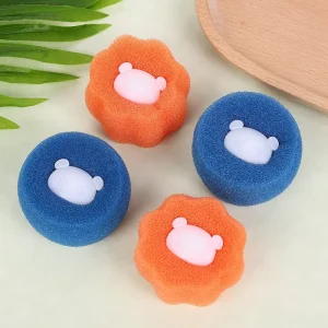 Laundry Balls Decontamination Anti Winding Felt Laundry Cleaning Ball Household Hair Removal Sponge Washing Machine Lint Remover