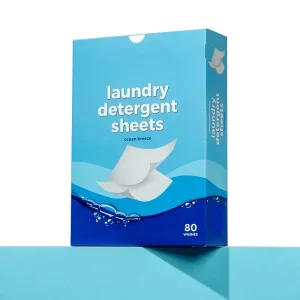 Laundry Detergent Sheets Hypoallergenic Soap Eco Friendly Sustainable Ultra Concentrated Recyclable Packaging Disposable
