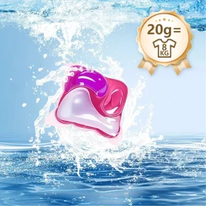 Laundry Gel Ball Fragrance Liquid Laundry Capsules Laundry Gel Detergent Washing Pods Soluble Film