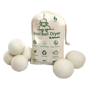 Laundry Products Handmade XL 6 Pack Laundry Set Wool Washer Dryer Balls Wool