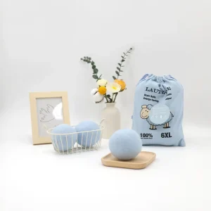 Laundry Set Handmade XL 6 Pack Wool Dryer Balls