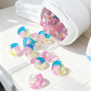 Laundry Washing Liquid Detergent Soap Powder Pods Gel Beads for Apparel