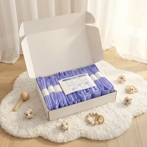 Lavender Scent Pail Refill Bags Anti-Odor Disposable Diaper Bin Replacement Liners