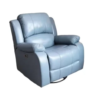 Leather Swivel Armchair Recliner