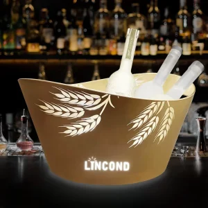 Led Ice Bucket for Champagne Wine Ice Bucket Drinks Beer Bucket for Party Bar Home Wedding