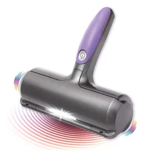 Led Light Self Cleaning Washable Pet Grooming Slicker Pet Fur Remover Tool Cat Dog Hair Reusable Lint Roller