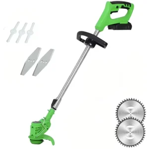 Li ion Battery Powered Lightweight Lithium Rechargeable Cordless Lawn Mower Electric Mower Grass Cutter Weed Eater Grass Trimmer