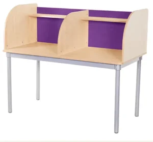 Library Computer Desk Study Carrels for Students Color Customized ISO