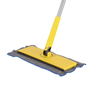 Lightweight 2-in-1 Dry and Wet Mop for Laminate Wooden Hard Floor Vinyl Tile Bathroom Kitchen