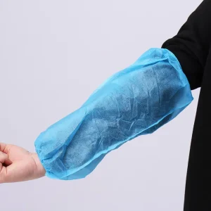 Lightweight PP Non woven Oversleeves Disposable for Food Processing & Catering In Stock