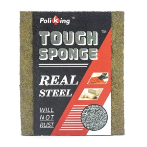 Lightweight Rectangle Sponge Scrubber with Non Scratch Glass Porcelain Cleaning Dish Pot Scouring Pad