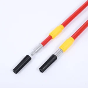 Lightweight Red Yellow Extendable Telescopic Pole Multi Purpose Handle for Painting and Cleaning