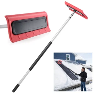 Lightweight Winter Snow Removal Tool with Telescopic Handle EVA Foam Snow Broom