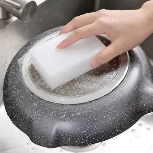 Linglong Eco-Friendly Stocked Dishwashing Sponge Nano Foam Kitchen Blocks Pots Pans Bulk Packaging Scouring Pads 250%-500%