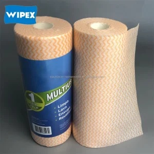 Lint Free Household J Cloth Cleaning Wipes Nonwoven Fabric Disposable Kitchen Multipurpose Cleaning Cloth Roll