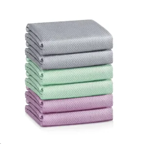 Lint Free Microfiber Cleaning Cloths Streak Free Towels for Kitchen Car Glass and Windows