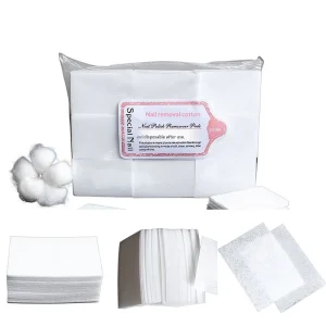 Lint Free Thickened Hard Nail Removal Cotton Pads for Nail Salon Use Water Wipe Off Cleaning Pads