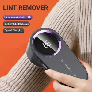 Lint Remover Portable LED Digital Display Fabric Shaver USB Rechargeable Sweater Shavers Hairball Trimmer Remover