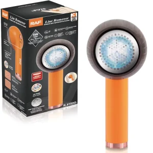 Lint Remover with Strong Power Six Blade Cutting System Beehive Mesh and a Large Storage Container for Efficient Fabric Care