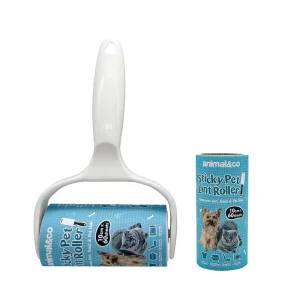 Lint Roller Cat Grooming Brush Dog and Cat Pet Hair Remover Brush Fur Remover With Self-cleaning Base
