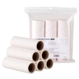 Lint Roller Paper Sticking Brushes Telescopic Aluminum Pole Pet Curtains Clothes Hair Remover Cleaning Tool Refills