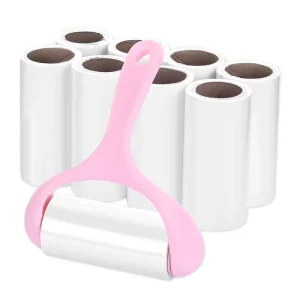 Lint Rollers Pet Hair Remover Lint Remover Dust Roller Clothes Carpet Sticky Roll Brush Kit