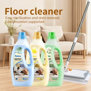 Liquid Floor Cleaner for Deep Oil Stain Removal Antibacterial Cleaning Odor Elimination and Floor Care Shine Floor Cleaning