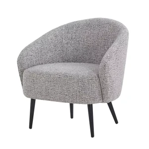 Living Room Furniture Light Luxury Single Grey Fabric Lounger Sofa Chair