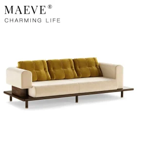Living Room Sofa Bed Multifunctional Convertible Sofa Fabric Couch Leather Sleeper Sofa