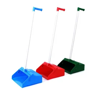 Lobby Dustpan Commercial Dustpan with PP Broom Head and Plastic Broom Ergonomic L Handle