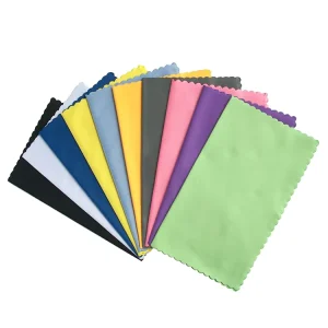 Logo Printed Microfiber Lens Cloth OEM Eye Glasses Cleaning Cloth