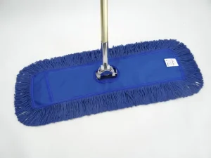 Long Cotton Yarn Rectangular Dust Mop Screw Fit Stick for Office Corridor Tile Floor