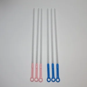 Long Flexible Plastic Drain Brush With Anti Scratch Soft Bristles And Hanging Loop For Hair Clog Removal