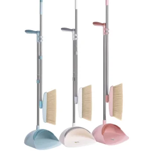 Long Handle Dustpan Broom Household Cleaning Dust Pan and Broom Set